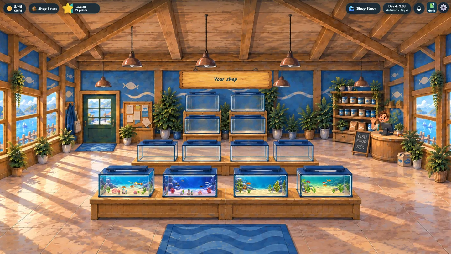 Fintopia gameplay