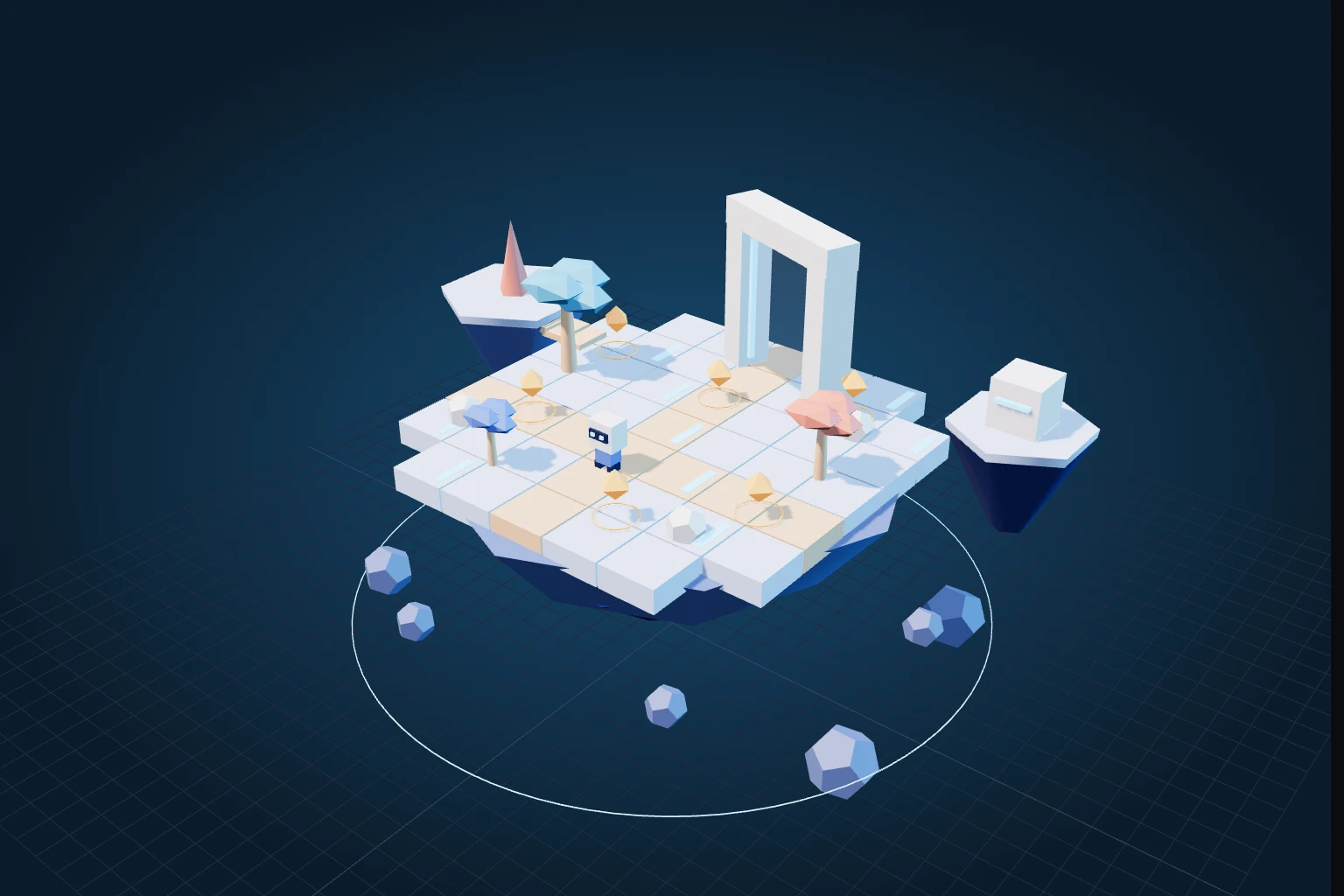Original game-world visual direction study